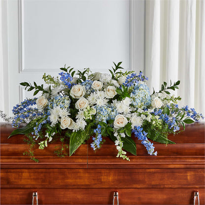 Timeless Essence Casket Spray –  Savannah Flower Market, Savannah GA
