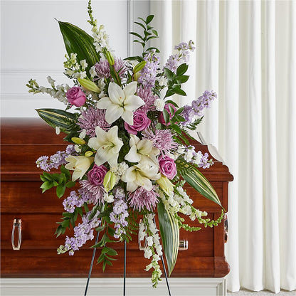 Grateful Hearts Standing Spray –  Savannah Flower Market, Savannah GA