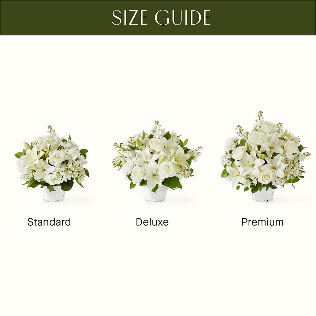 Peaceful Reflections Arrangement –  Savannah Flower Market, Savannah GA