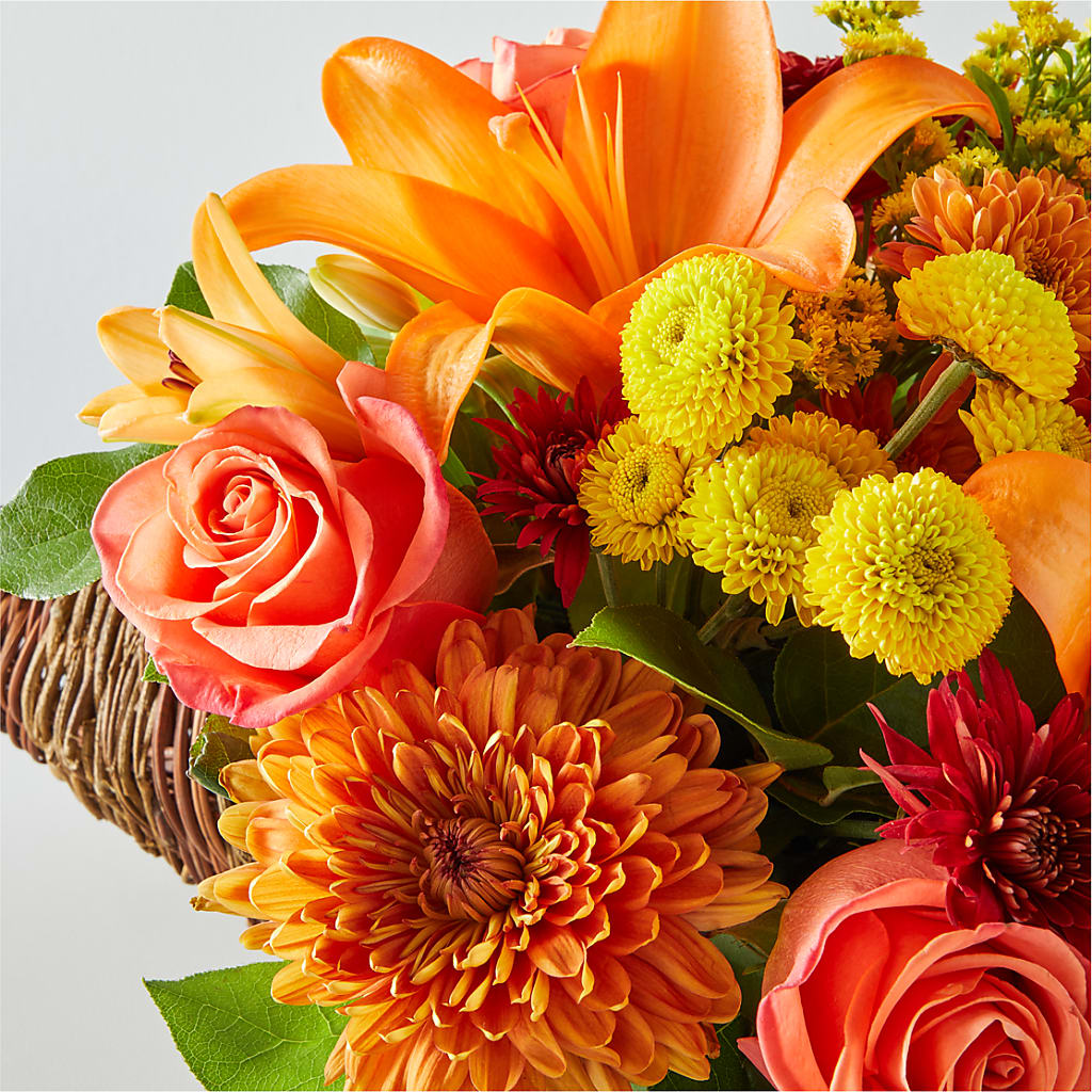 Bouquet of Blessings Cornucopia –  Savannah Flower Market, Savannah GA