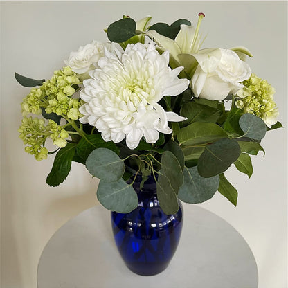 Snowy Dreams Bouquet –  Savannah Flower Market, Savannah GA