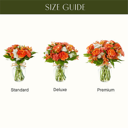 Apricot Glow Bouquet –  Savannah Flower Market, Savannah GA