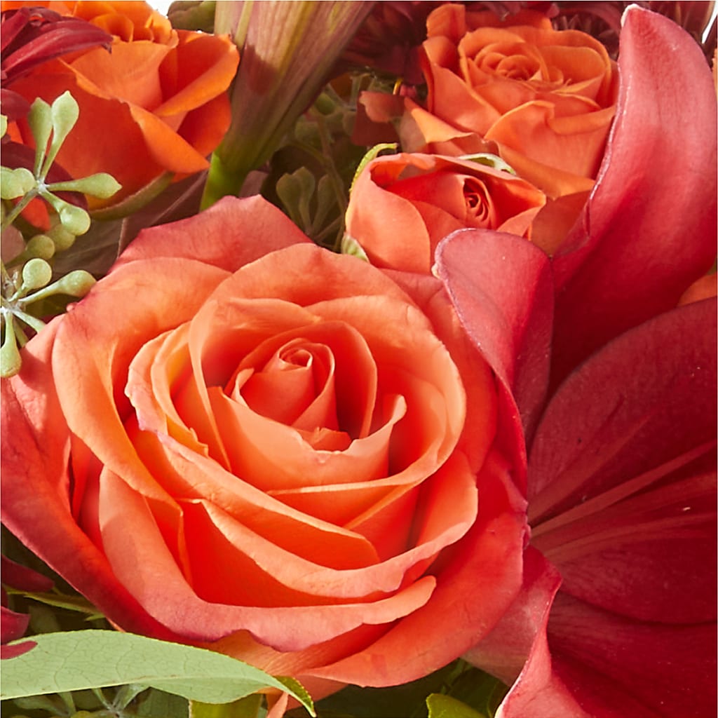 Crimson Leaves Bouquet –  Savannah Flower Market, Savannah GA