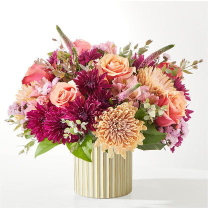 Berry Cobbler Bouquet with Ivory Vase –  Savannah Flower Market, Savannah GA