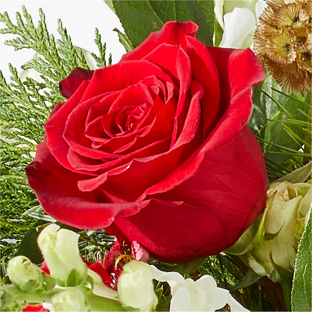 Deck the Halls Bouquet –  Savannah Flower Market, Savannah GA