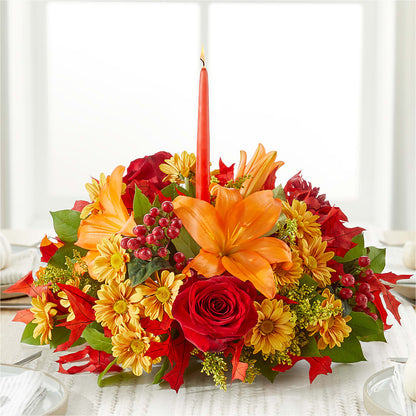 Autumn's Embrace Centerpiece –  Savannah Flower Market, Savannah GA