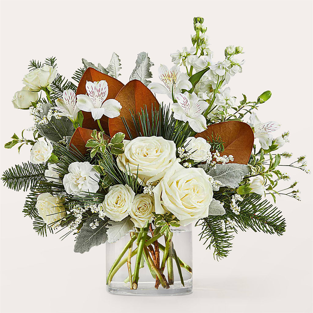 Fresh Snowfall Bouquet –  Savannah Flower Market, Savannah GA