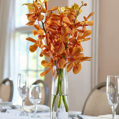 Orange Mokara Bud Vase –  Savannah Flower Market, Savannah GA