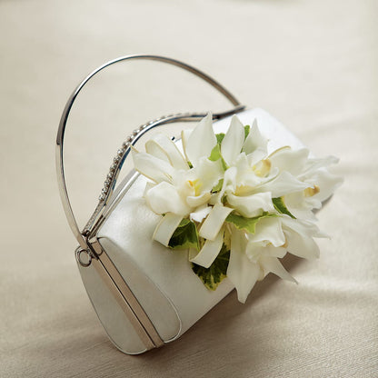 White Purse Decor –  Savannah Flower Market, Savannah GA