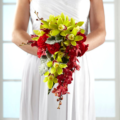 Elegant Orchid Bouquet –  Savannah Flower Market, Savannah GA