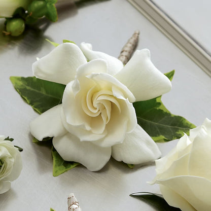 Gardenia Boutonniere –  Savannah Flower Market, Savannah GA